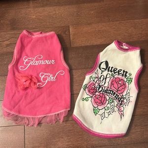 Two pack of puppy shirts